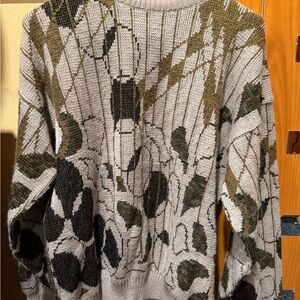 Men's Graphic Dino Baldini Crewneck Sweater - Made In Italy